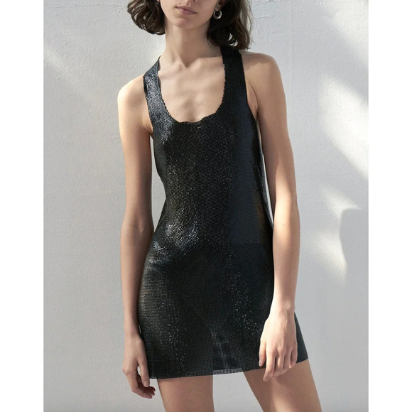 Fannie Schiavoni Yael Dress Black Size S - Picture 3 of 7